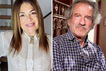Claribel Medina y Pablo Alarcón; el matrimonio tuvo dos hijas y se separó en 1998