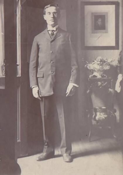 Claro Cornelio Dassen cuando era joven.