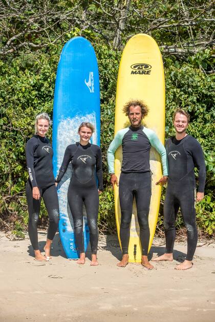 Clases de surf en praia do Matadeiro