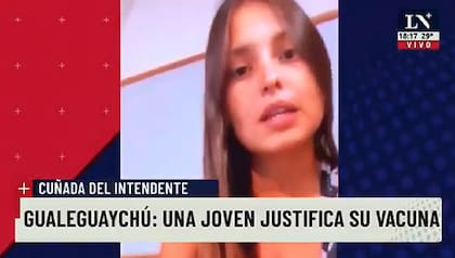 Claudia Centurión se vacunó contra el coronavirus
