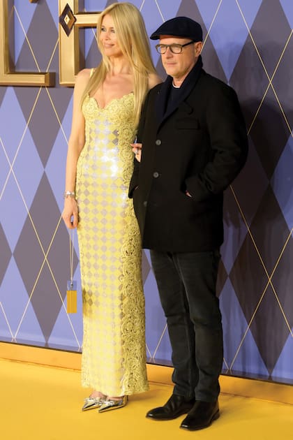 Claudia del brazo de su marido, el director Matthew Vaughn.