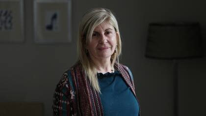 Claudia Greco en su casa