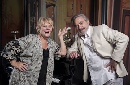 Claudia Lapacó, por primera vez en su carrera en la piel de Filomena, y Antonio Grimau, los protagonistas de la obra