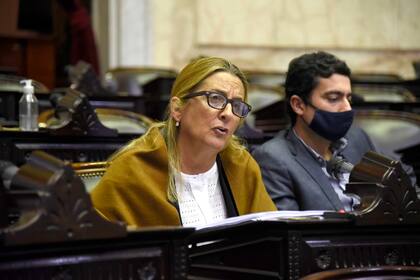 Claudia Najul y Federico Zamarbide en el recinto