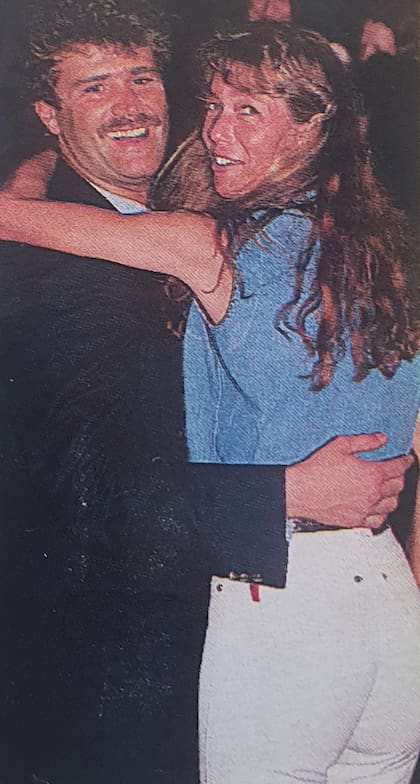 Claudia Neumann y Teto Medina: la pareja cultiv el bajo perfil en una poca donde la imagen de la TV reinaba