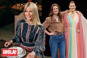 Claudia Schiffer en su mansión de Suffolk y Drew Barrymore junto a su figura de cera.