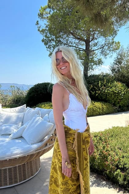 La eterna top model mostró sus días de relax en Grecia