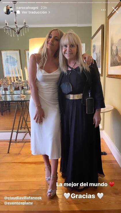 Claudia Villafañe estuvo a cargo de la organización del evento