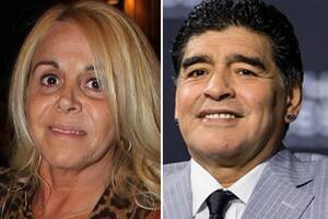 "No tenés vergüenza": filtran un fuerte chat entre Claudia Villafañe y Maradona