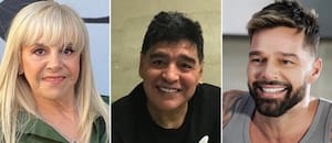 Claudia Villafañe recordó el día que Ricky Martin comió un asado con Diego Maradona en su casa