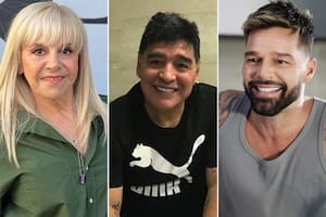 Claudia Villafañe recordó el día que Ricky Martin comió un asado con Diego Maradona en su casa