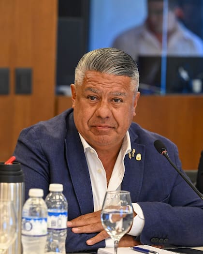 Claudio "Chiqui" Tapia en la primera reunión de comité ejecutivo de AFA de 2026