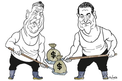 Claudio "Chiqui" Tapia y Pablo Toviggino