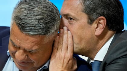 Claudio "Chiqui" Tapia y Sergio Massa