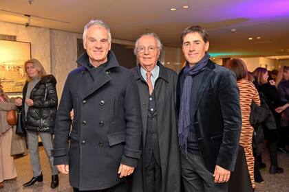 Claudio Del Río, Martín Fileni y Luis Prudent