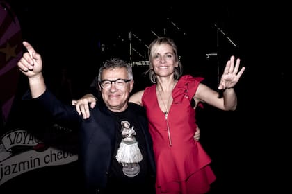 Claudio Drescher y Jazmín Chebar