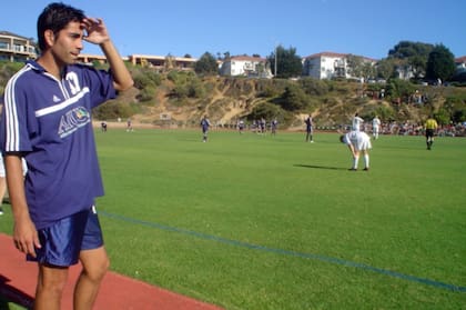 Claudio, en sus días en San Diego.