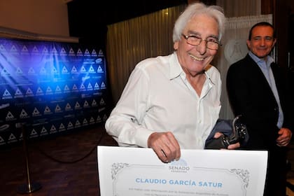 Claudio Garcia Satur, distinguido en su condición de expresidente de la entidad gremial