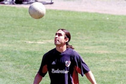 Husain, en sus tiempos en River