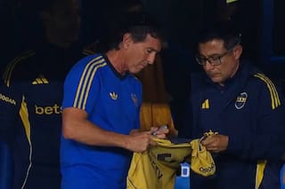 La reacción de Ubeda durante el partido de Boca que indignó a una leyenda argentina de Barcelona de Ecuador