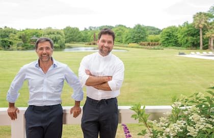 Claudio y Felipe Durán, su pareja