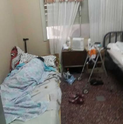 Uno de los cuartos del geriátrico