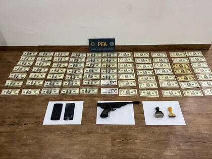 Clausuraron una imprenta de dólares falsos