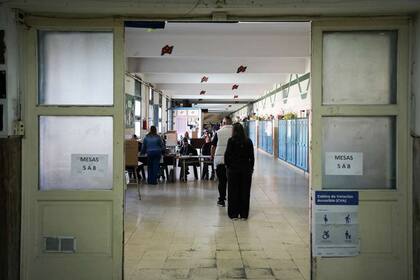 Clima de tranquilidad, esta mañana, en la Escuela N°18 Próspero Alemandri, en Avellaneda