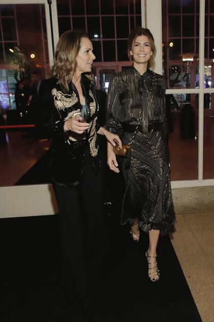 Nathalie Sielecki, vicepresidenta de la Fundación Clínicas, recibió a la primera dama Juliana Awada.