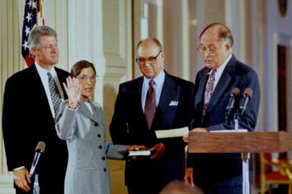 Clinton la nominó a la Corte Suprema en 1993.