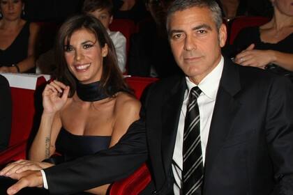 Clooney y Elisabetta, en tiempos más felices