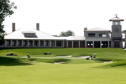 El Club House del Muirfield Golf Club en Dublin, Ohio