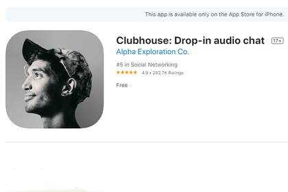 Clubhouse por ahora solo está accesible para los usuarios de iPhone