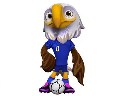 Clutch es un águila que representa a Estados Unidos en el Mundial 2026 (Captura/FIFA)