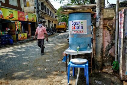 Por todo el estado se han colocado sitios públicos para el lavado de manos.