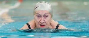 La última entrevista a Coca Duarte, la leyenda de la natación que vivió hasta los 96 años