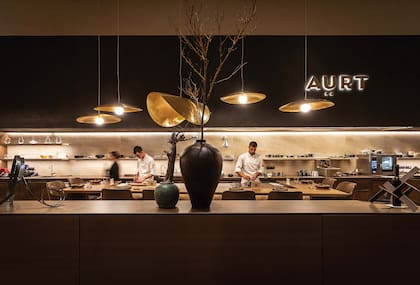 Cocina a la vista e integrada con el salón.