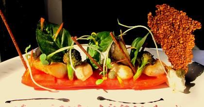 Cocina francesa con toque serrano, define el chef.