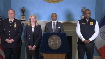 Coferencia de prensa Eric Adams