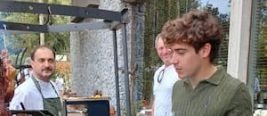 Qué comió y bebió Colapinto en la previa al Road Show