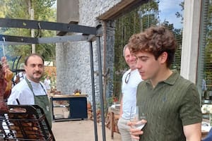 Qué comió y bebió Colapinto en la previa al Road Show