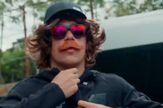 Colapinto les dio una sorpresa a sus fans antes de la carrera en Interlagos