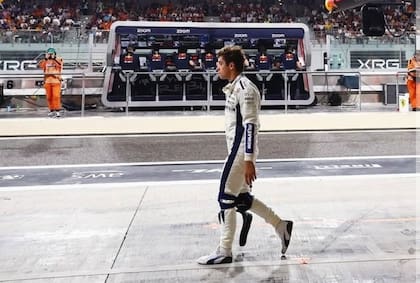 Colapinto no pudo terminar la carrera en Abu Dhabi; un fin de temporada accidentado y con incertidumbre para el futuro