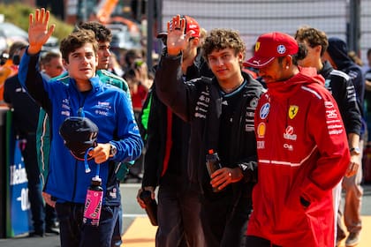 Colapinto y Hamilton, muy cerca antes del GP de Países Bajos, a fines de agosto