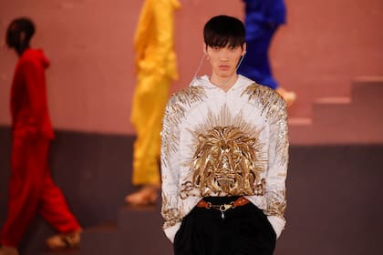 Colección de Olivier Rousteing para Balmain durante La Semana de la Moda Masculina Otoño Invierno 2020-2021 en París