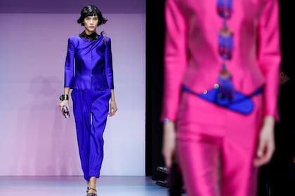 Colección Georgio Armani. París Haute Couture 2020
