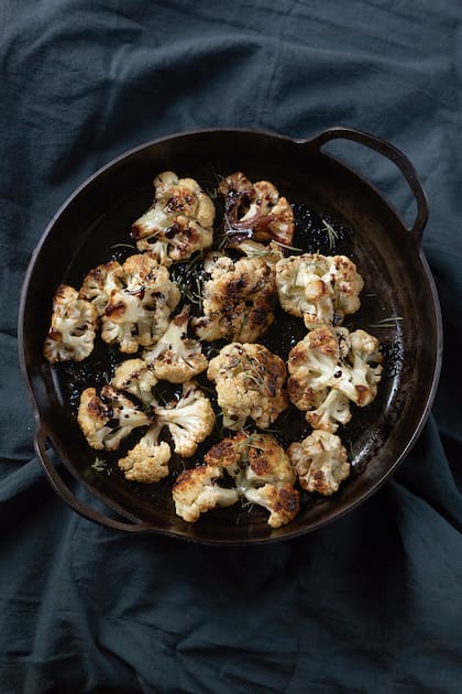 Coliflor barbacoa gratinada, una receta muy otoñal