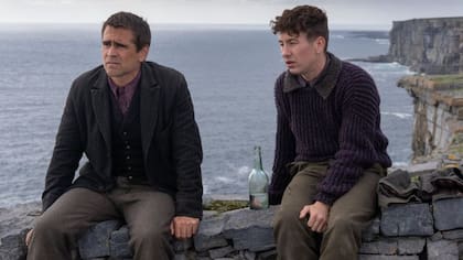 Colin Farrell y Keoghan en Los espíritus de la isla