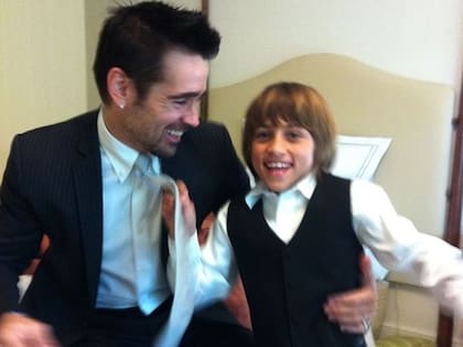 Colin Farrell y su hijo mayor