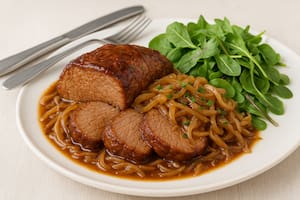 Colita de cuadril encebollada